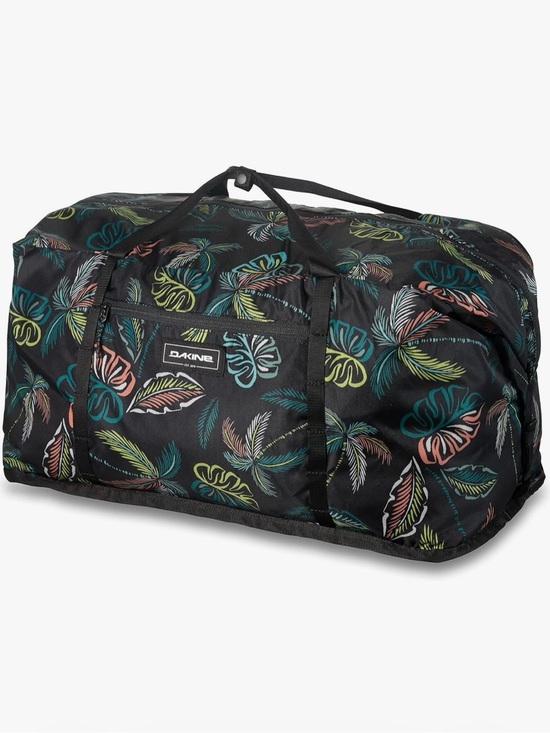 Dakine Other - Dakine 40L Packable Duffel Bag Black, Teal, Green & Coral Tropical Print NWT